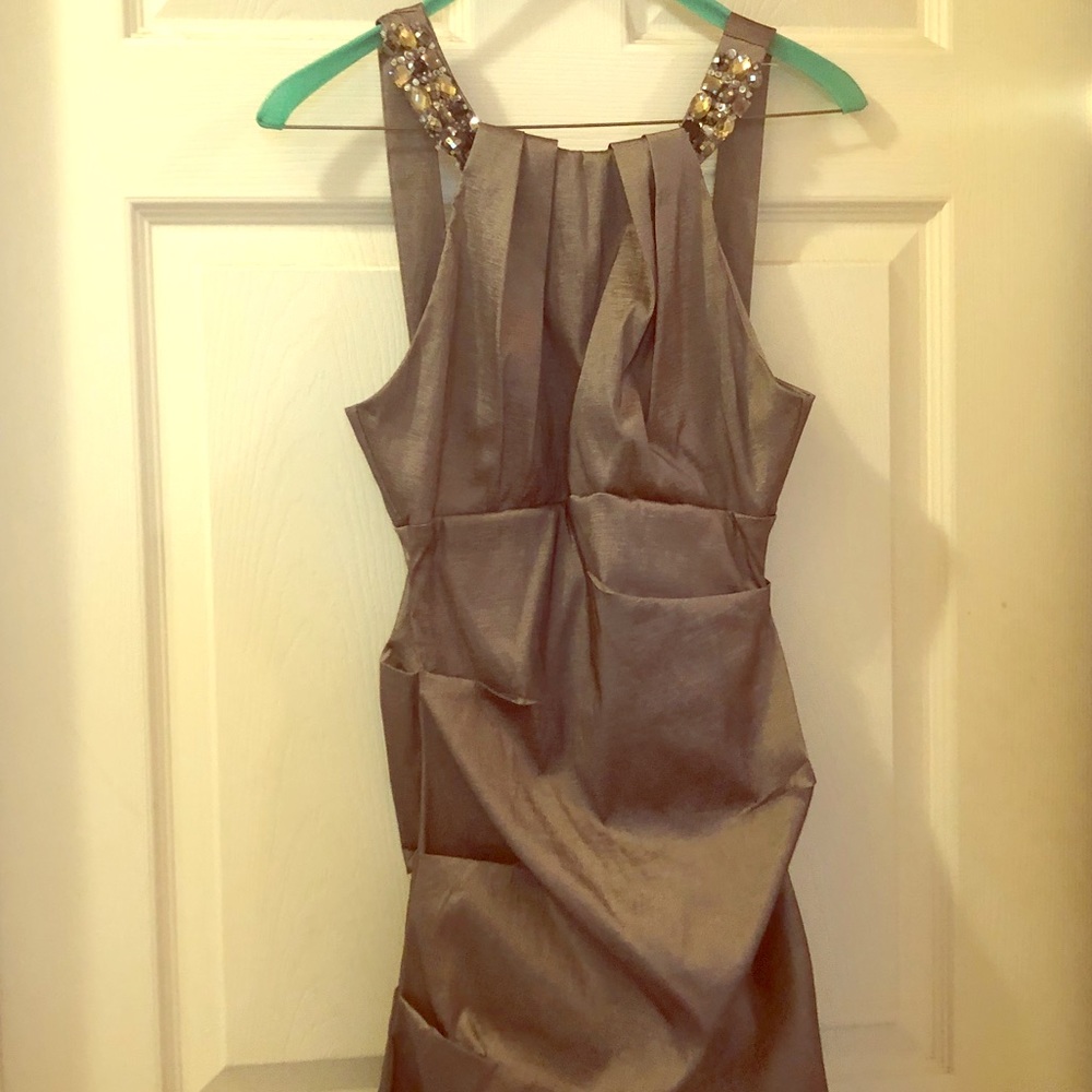 Metallic Gray Mermaid Dress.  Size 2-4.